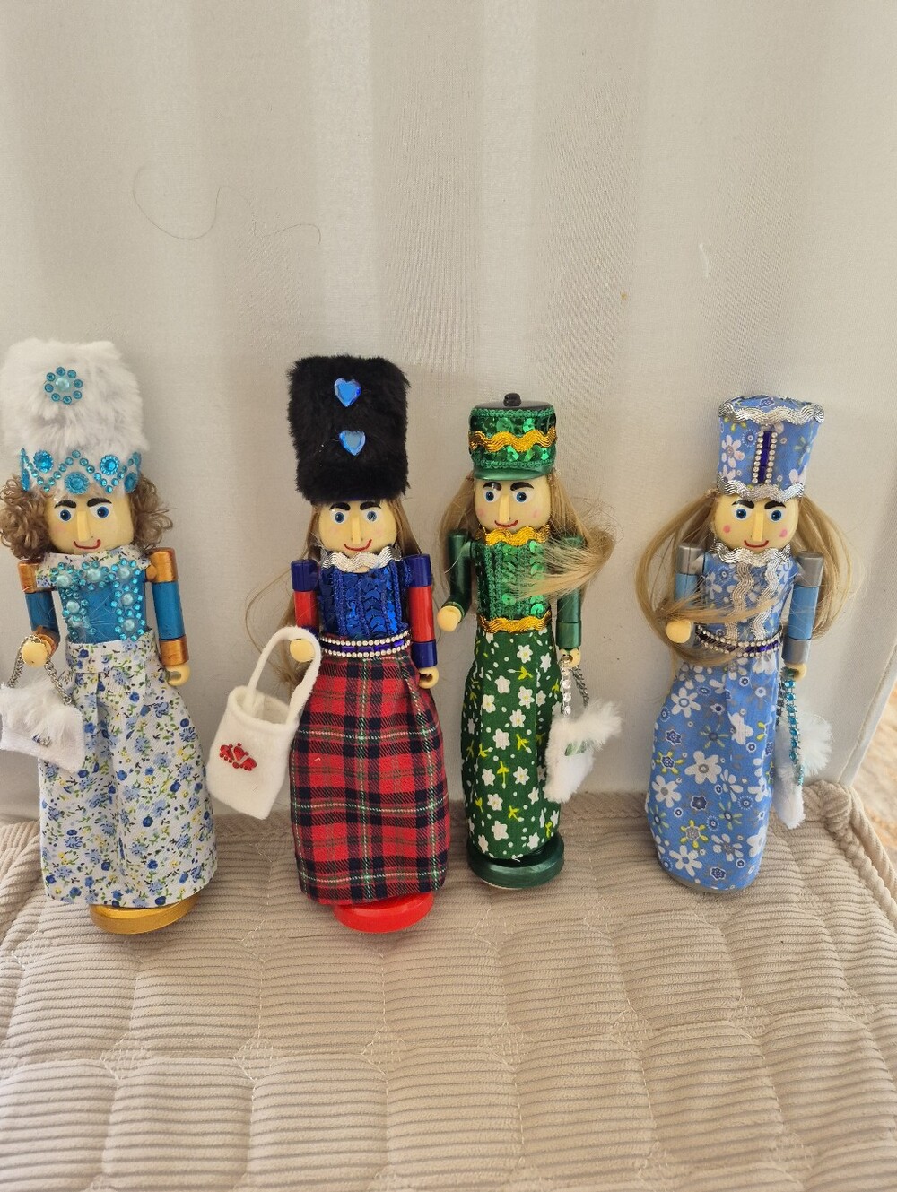 Handcrafted Nutcracker Doll Set - Multi-Color